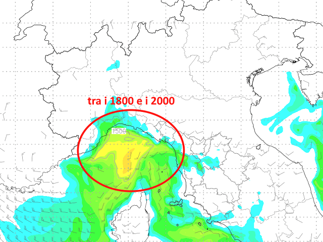 Marcata instabilità sul Levante Ligure e Toscan...