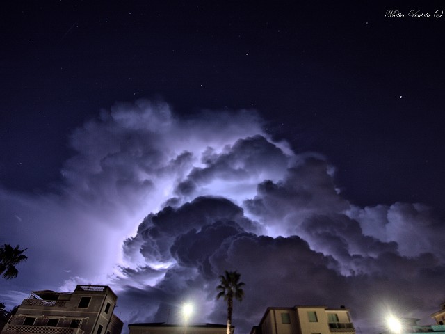 Temporali marittimi a supercella tra San Vincenzo e Piombino 9-10 settembre 2026