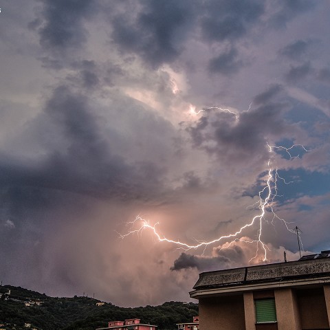 Temporale sui rilievi 6/07/ 2025