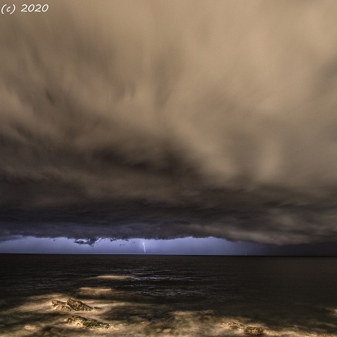 Shelf cloud davanti a (GE) Quarto 23/09/2020